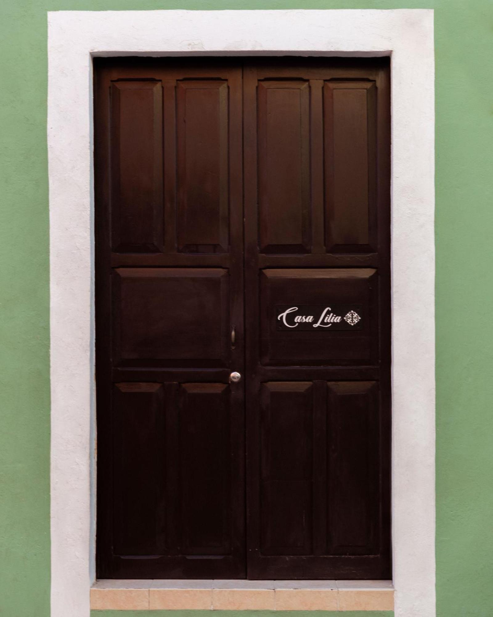 カンペチェ Casa Lilia, Ubicada En El Centro Historicoヴィラ エクステリア 写真